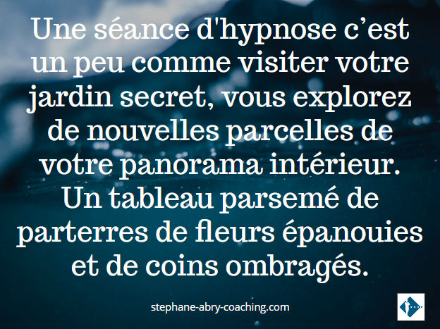 L'hypnose comme visiter son jardin secret